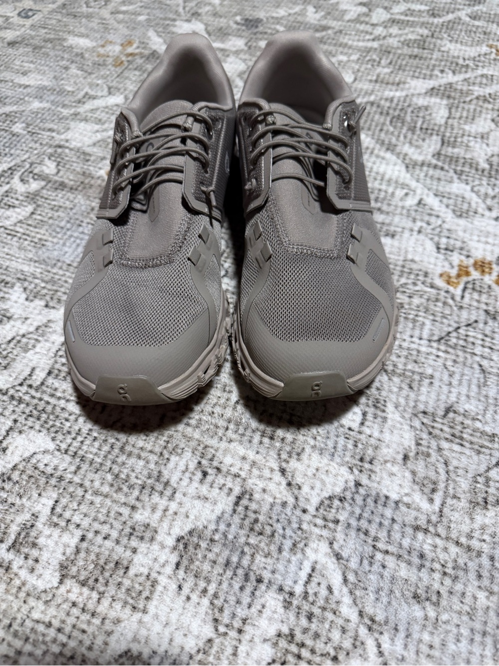 On Running Women's Taupe Lace-Up Running Sneakers - Picture 2 of 7